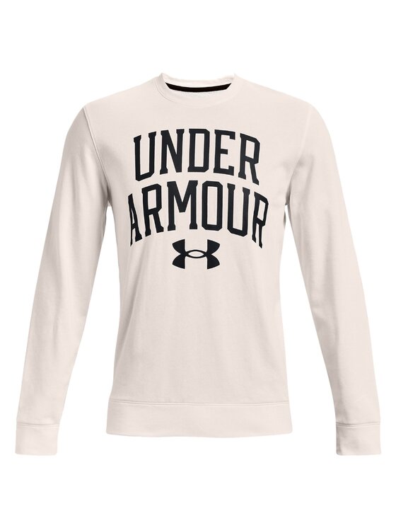 Under Armour Under Armour Bluza Under Armour Rival Terry Crew Biały Regular Fit