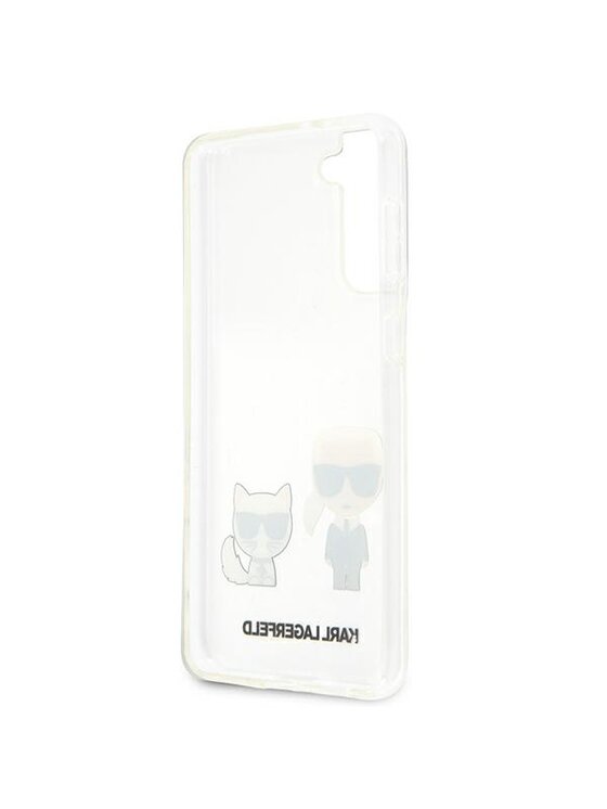 KARL LAGERFELD KARL LAGERFELD Etui na telefon Karl & Choupette Przezroczysty