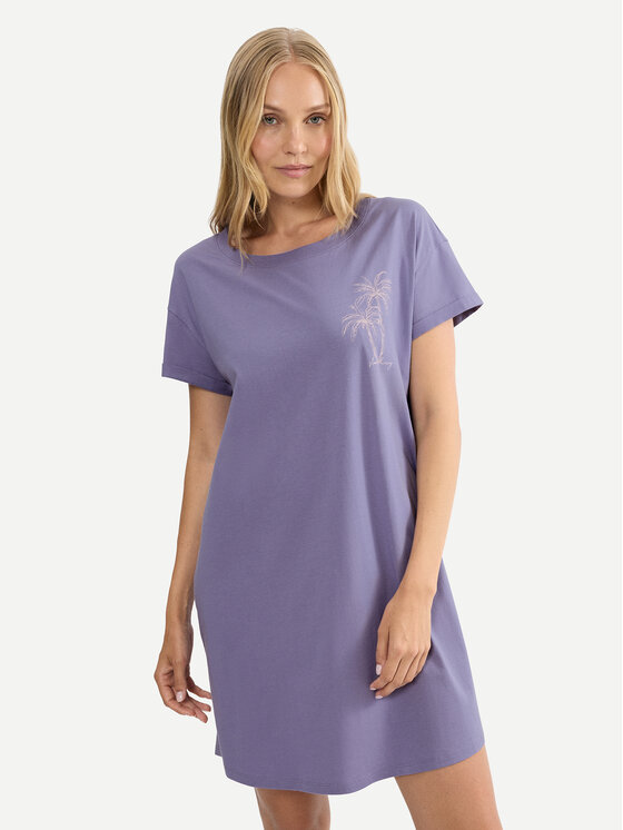 Triumph Triumph Нощница 10221117 Виолетов Relaxed Fit