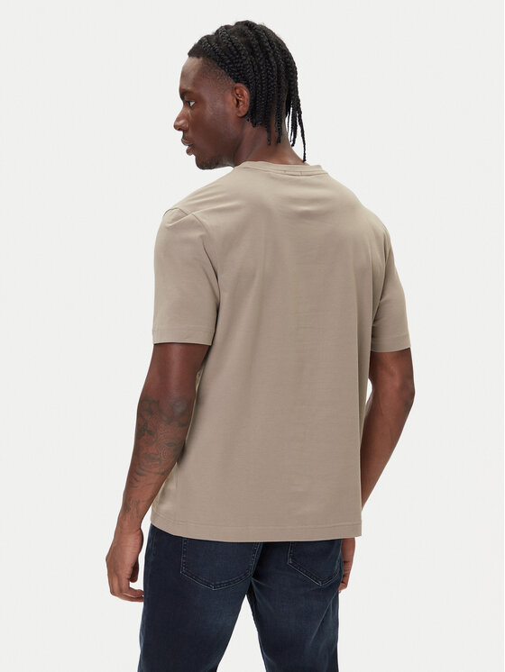 BOSS BOSS T-Shirt Tchup 50473278 Beżowy Relaxed Fit