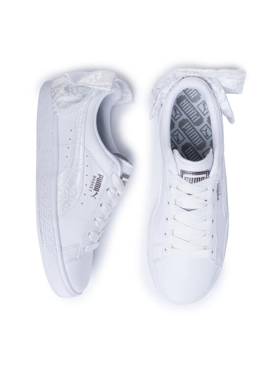 Puma Sneakers Basket Bow Animal Wn s 367828 01 Blanc Modivo