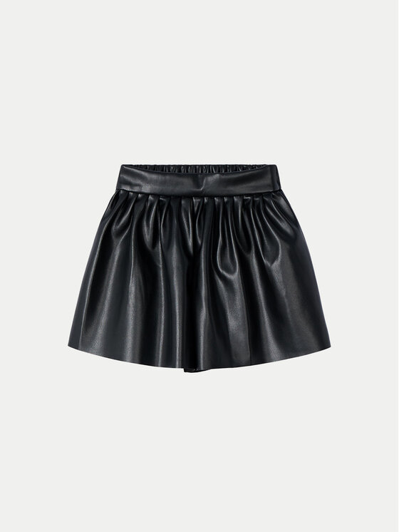 Mayoral Mayoral Shorts aus Kunstleder 4907 Schwarz Regular Fit