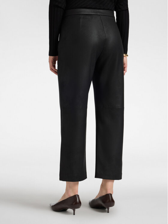 Elena Mirò Elena Mirò Pantaloni di tessuto P056P000584N033 Nero Cropp Fit