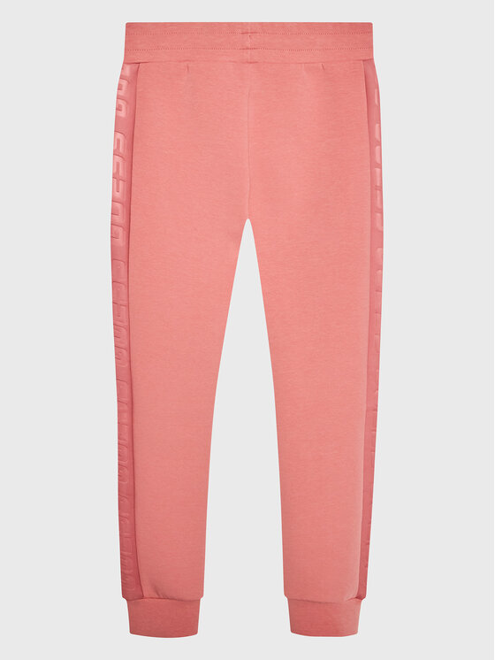 Guess Guess Melegítő alsó J2YQ24 FL03S Rózsaszín Regular Fit
