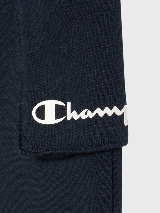 Champion Champion Sporta bikses Rib Cuff 305364 Tumši zils Regular Fit