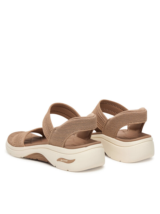 Skechers Skechers Sandalen Slip-Ins: Arch Fit 2.0 Sandal - Kennedy 140844/TAN Beige