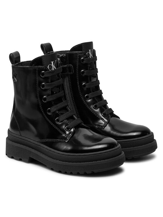 Calvin Klein Jeans Calvin Klein Jeans Schnürstiefeletten Lace-Up Bootie V4A5-81031-1453 M Schwarz