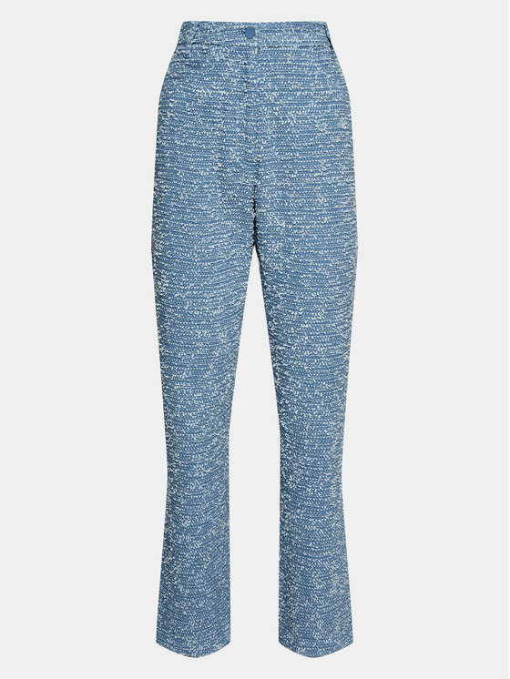 Remain Remain Hlače Bold Weave 5005712792 Plava Straight Fit