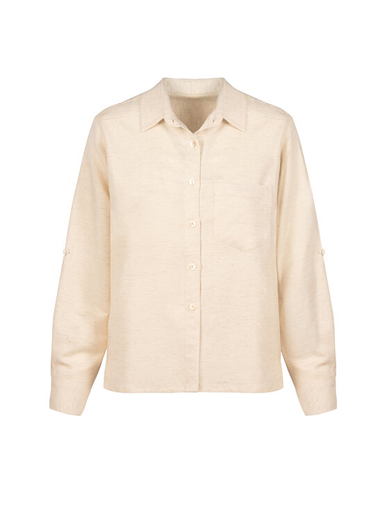 Feba Feba Camicia F249 Beige Comfort Fit