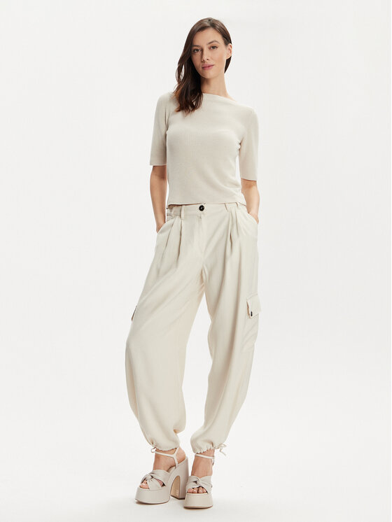 MAX&Co. MAX&Co. Sweter Passata 2416361033270 Beżowy Regular Fit