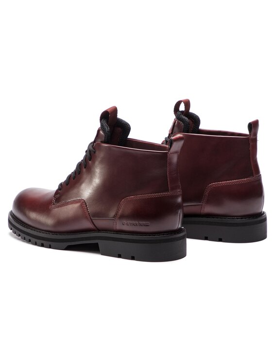 G Star Raw Schnurschuhe Core Derby Boot D A850 593 Dunkelrot Modivo De