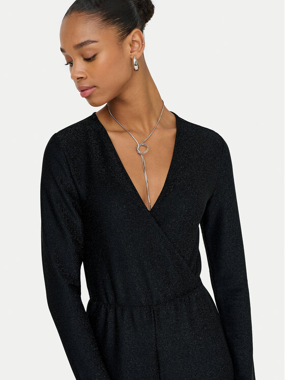 ONLY ONLY Kezeslábas Rich 15360280 Fekete Regular Fit