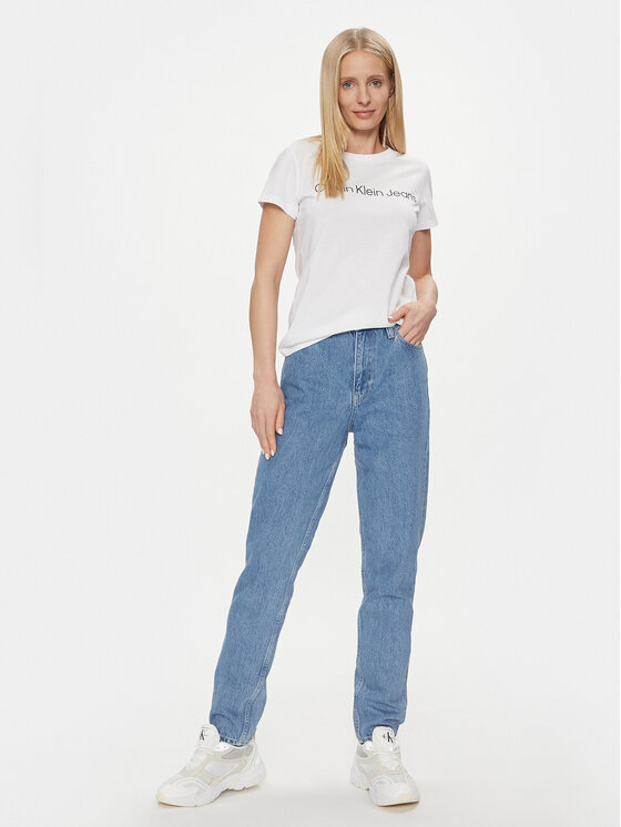 Calvin Klein Jeans Calvin Klein Jeans Džínsy Mom Jean J20J222153 Modrá Mom Fit