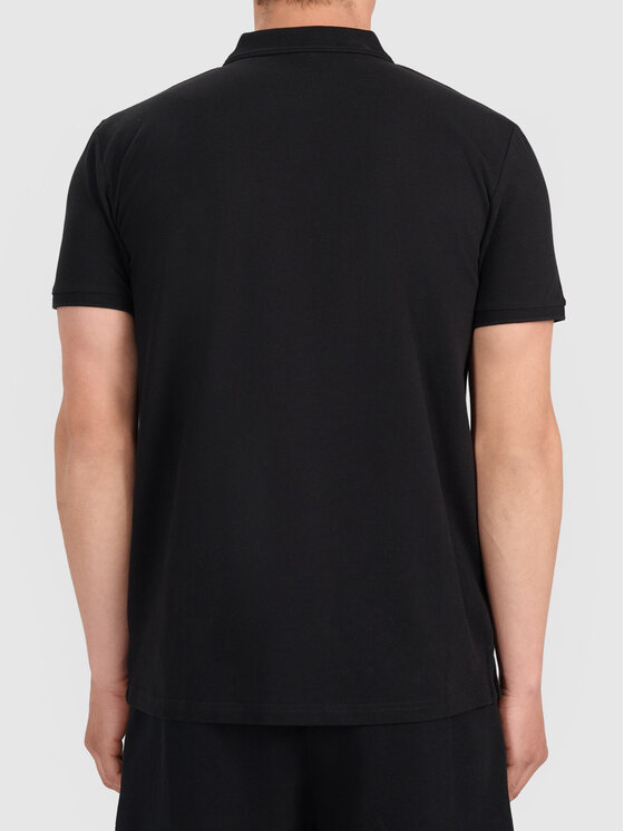 4F 4F Polo TPTSM0771-20 Czarny Active Fit