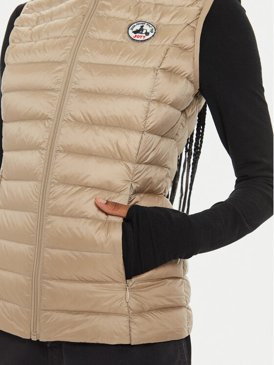 Jott Jott Prsluk Seda P000WDOW04 Bež Slim Fit