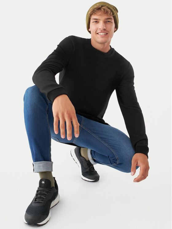 Viking Viking Sweatshirt Escape Bamboo 740/25/6421 Schwarz Regular Fit