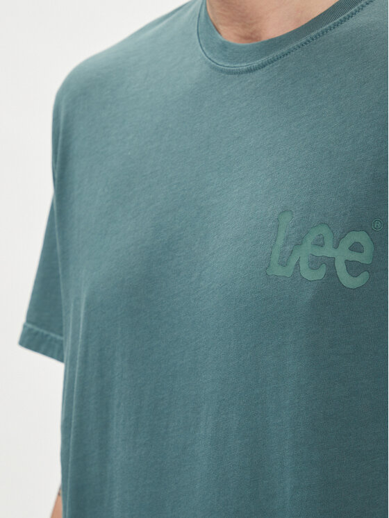 Lee Lee T-shirt Wobbly 112349081 Verde Regular Fit