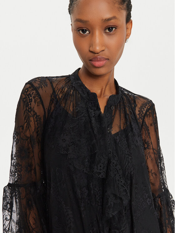 ViCOLO ViCOLO Coctailkleid TS0158 Schwarz Regular Fit