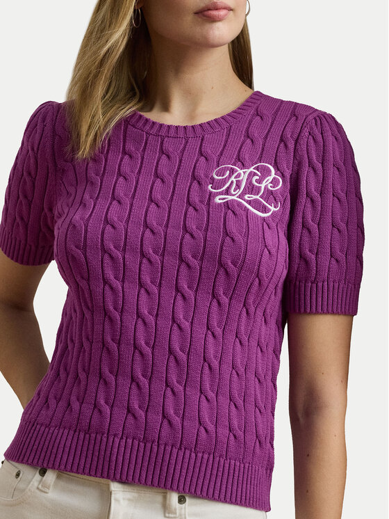 LAUREN RALPH LAUREN LAUREN RALPH LAUREN Пуловер 200976989002 Виолетов Slim Fit