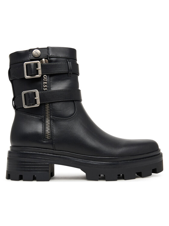 Guess Guess Боти FLFLYN ELE10 Черен