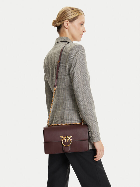 PINKO PINKO Ročna torba Love One Classic Dc Al 25-26 PLTT 100941 A0F1 Rjava