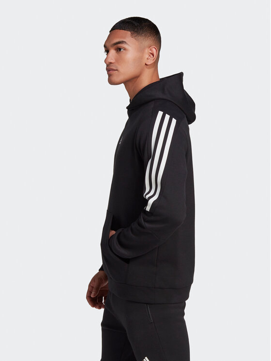 adidas adidas Bluză Future Icons 3-Stripes HK4572 Negru Regular Fit