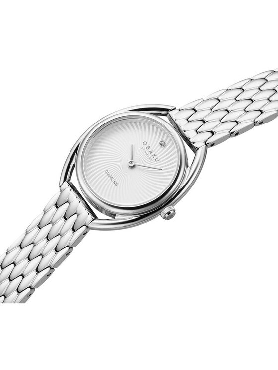 Obaku Obaku Hodinky V286LXCISC Strieborná