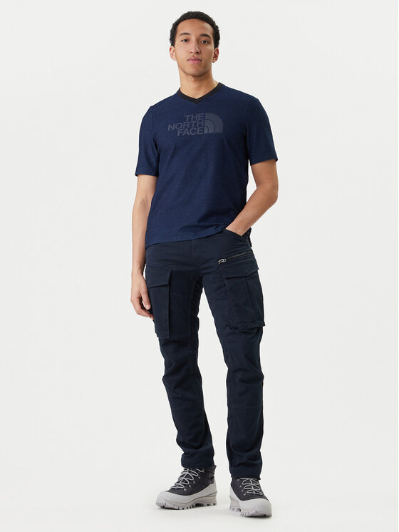 The North Face The North Face Majica Big Logo Tee NF0A3LDS Mornarsko modra Regular Fit