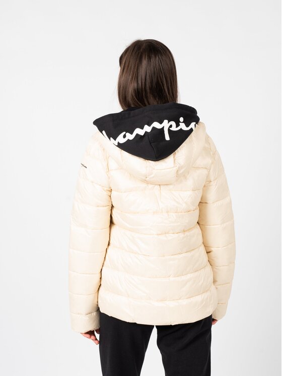 Champion Champion Μπουφάν μεταβατικό 115750 Εκρού Comfortable Fit