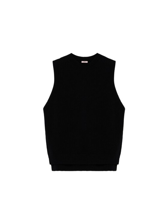 Oltre Oltre Sweter M187E002210N033 Czarny Over Fit
