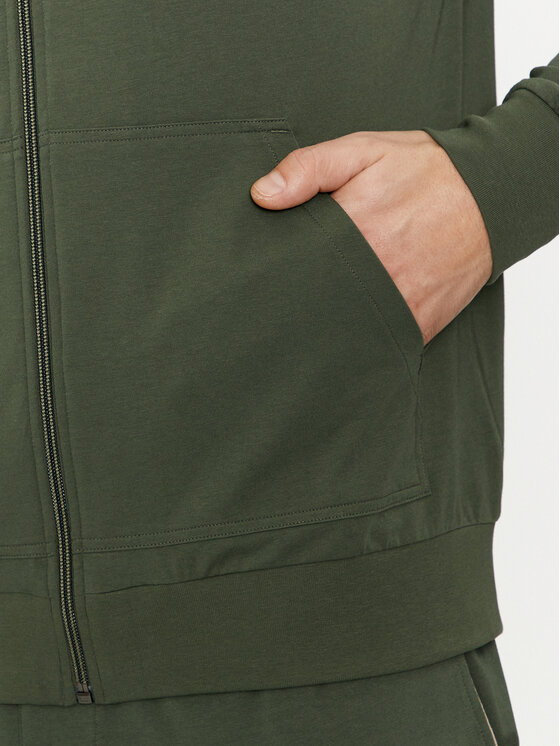 BOSS Boss Bluză Mix&Match 50515307 Verde Regular Fit