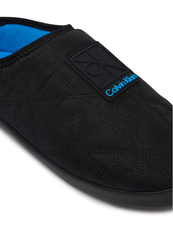 Calvin Klein Calvin Klein Παντόφλες Σπιτιού Home Slipper Quilted Rip Emblem HM0HM02280 Μαύρο