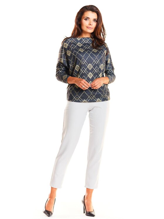 Infinite You Infinite You Bluzka M187 Złoty Basic Fit
