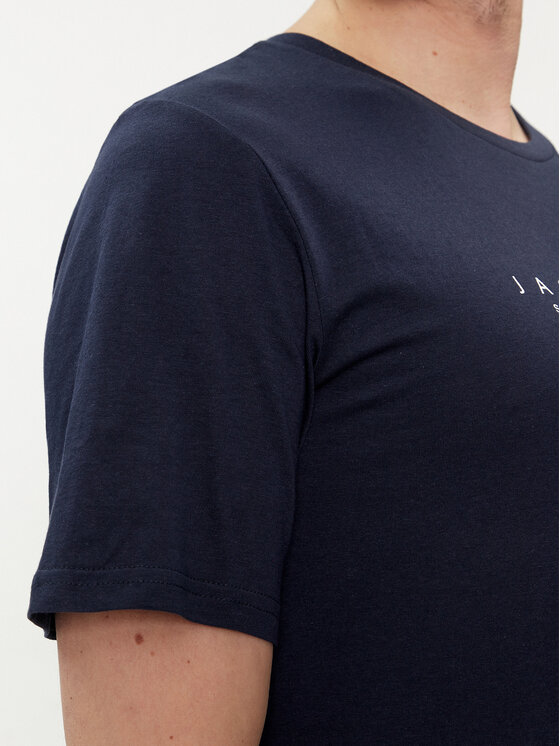 Jack&Jones Jack&Jones T-Shirt Setra 12247985 Granatowy Standard Fit