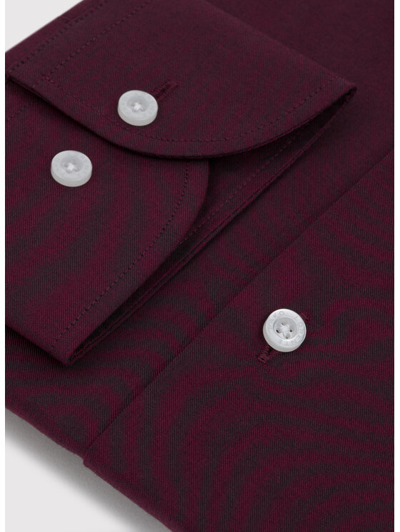 Pako Lorente Pako Lorente Koszula P24WF-1X-045 Bordowy Slim Fit