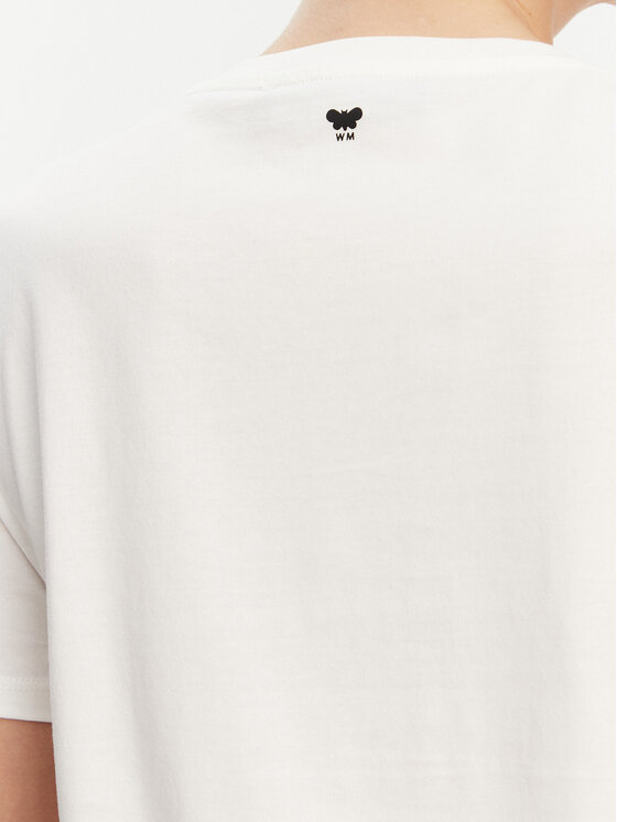 Weekend Max Mara Weekend Max Mara Tricou Teiera 2515971052 Alb Regular Fit