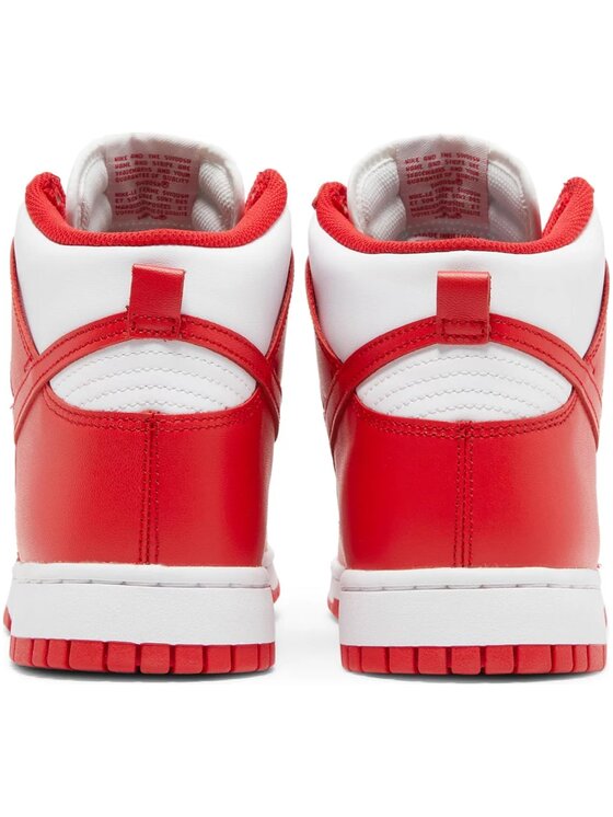 Nike Nike Sneakersy Dunk High University Red Czerwony