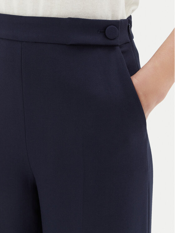 BOSS BOSS Spodnie palazzo Tupita 50531846 Granatowy Wide Leg