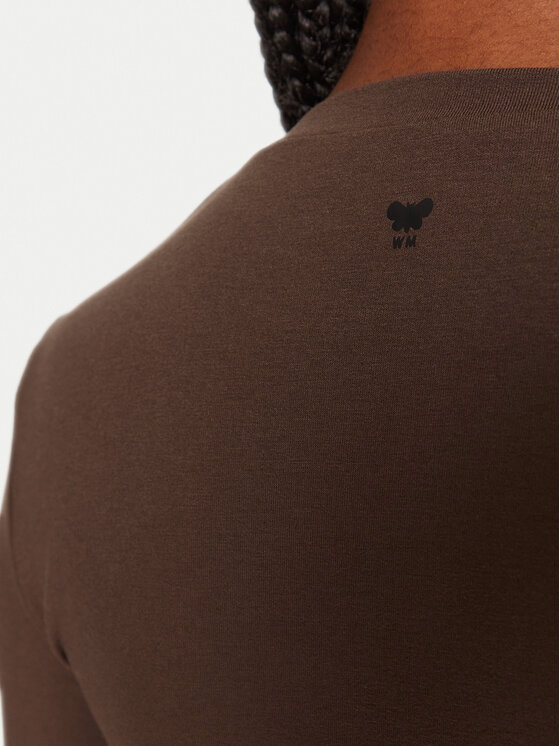 Weekend Max Mara Weekend Max Mara Μπλουζάκι Multie 2525946012 Καφέ Slim Fit