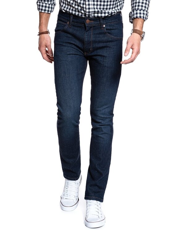 Wrangler Wrangler Jeansy LARSTON Niebieski Slim Fit