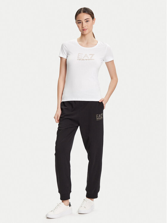 EA7 Emporio Armani EA7 Emporio Armani Spodnie dresowe 7W000418 AF12473 MC021 Czarny Regular Fit