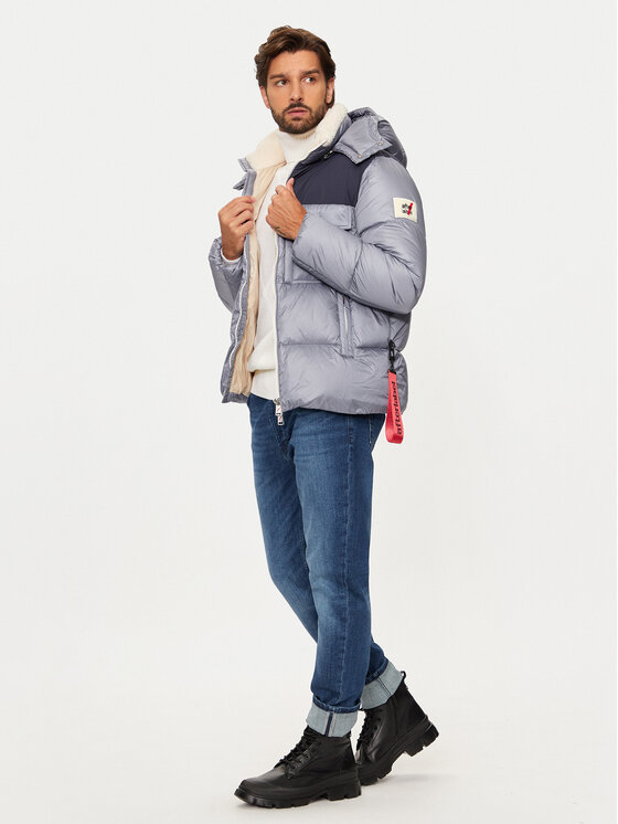 AFTER LABEL AFTER LABEL Пухено яке Katalla A00040 Сив Regular Fit