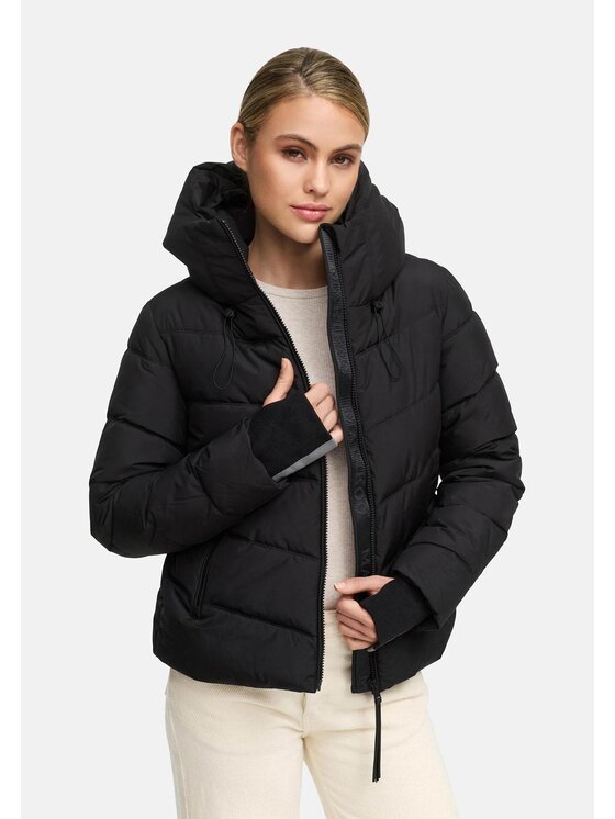 Marikoo Marikoo Kurtka zimowa Yukanii Czarny Regular Fit