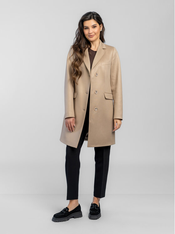 Salme Salme Prechodný kabát Alicja Béžová Regular Fit