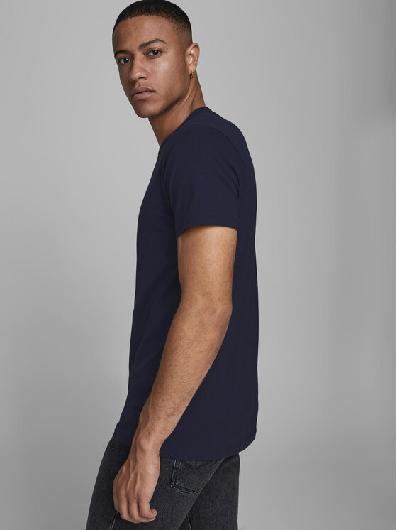 Jack&Jones Jack&Jones T-shirt Basic 12058529 Tamnoplava Stretch Fit