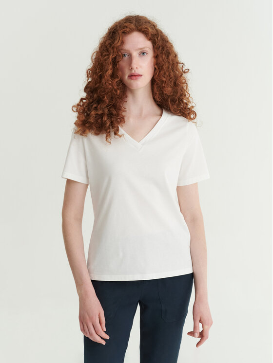 TATUUM TATUUM Bluzka MONSO Kremowy Classic Fit