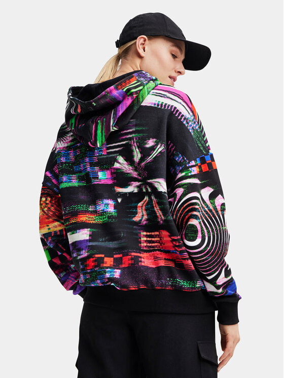Desigual Desigual Μπλούζα 23WWSK11 Μαύρο Oversize