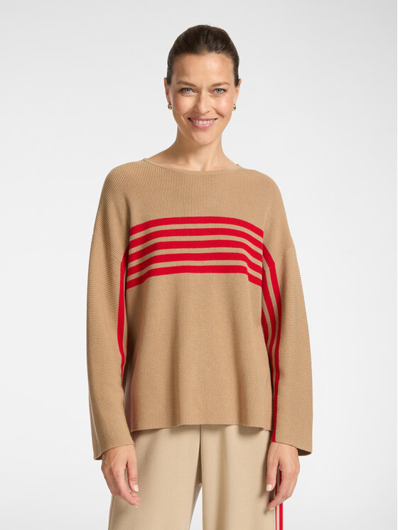 Elena Mirò Elena Mirò Cardigan M447Z000575N0A1 Marrone A-Line Fit