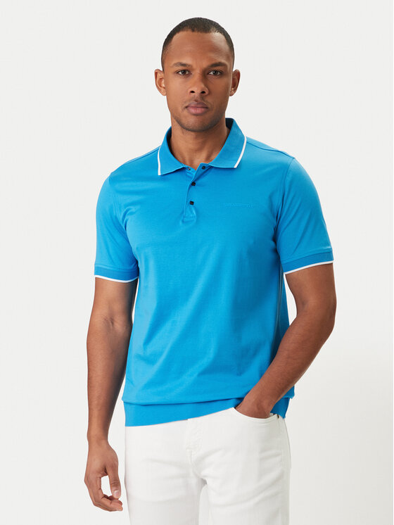KARL LAGERFELD KARL LAGERFELD Tricou polo 745080 562200 Albastru Regular Fit