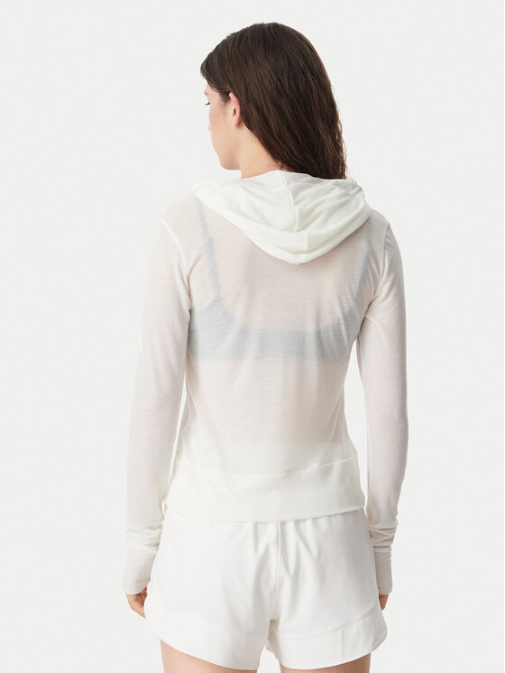adidas adidas Felpa Soft Lux Sheer Hooded KS8005 Crema Slim Fit